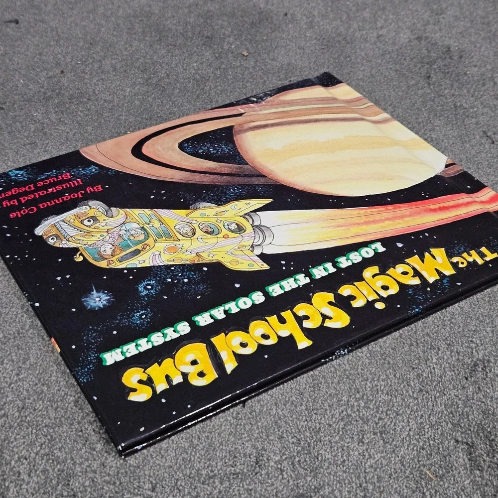 Magic School Bus Lost in the Solar System 1990 Hardcover 1st Print Joanna Cole